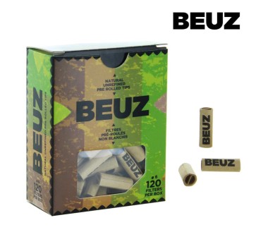 12 Boites de Filtre Carton Filtres pré-roulés Beuz (120 filtres/boite)