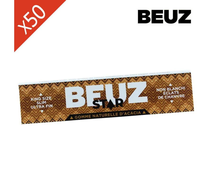 Feuilles à rouler Beuz Brown Bio King Size Slim Feuilles à rouler Beuz Brown Bio King Size Slim