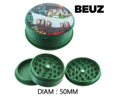 Grinder en chanvre biodégradable vert Rolling 50mm