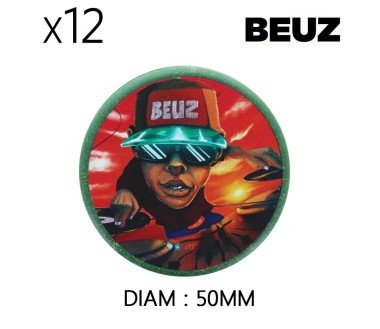 Boîte de 12 Grinders en chanvre Dj Beuz écologique