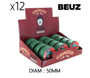 Boîte de 12 Grinders en chanvre Dj Beuz écologique