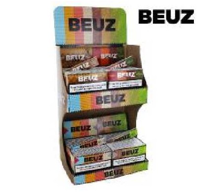 Pack Beuz - 4 Boîtes de Feuilles Slim + Présentoir