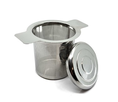 Infuseur à thé en acier inoxydable avec couvercle