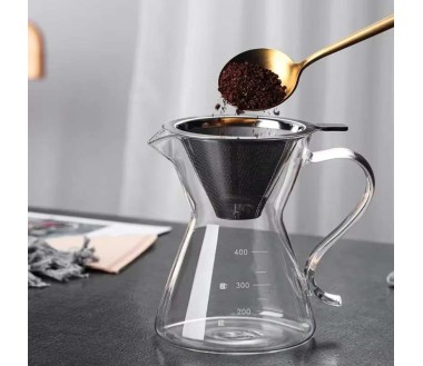 Infuseur à thé en acier inoxydable avec support