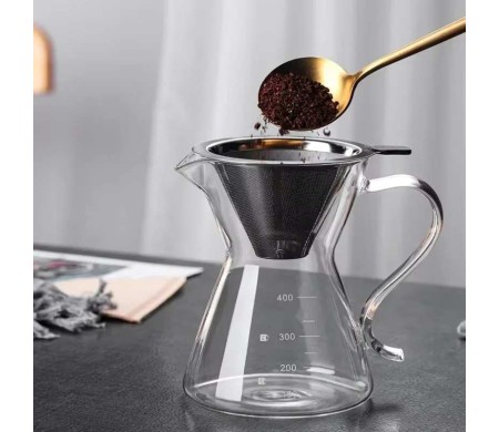Infuseur à thé en acier inoxydable avec support