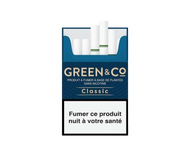 Cigarettes CBD Classic Green&Co