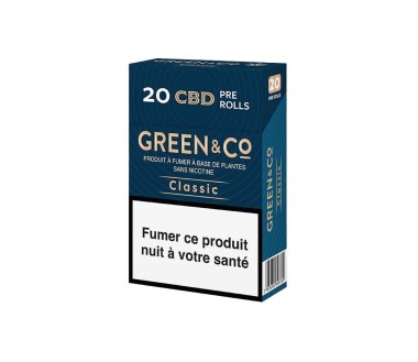 Cigarettes CBD Classic Green&Co