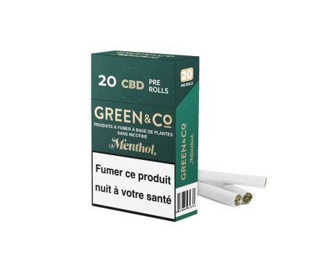 Cigarettes CBD Menthol Green&Co