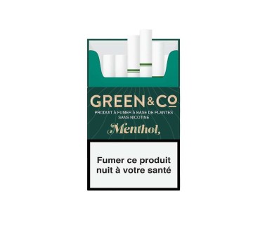 Cigarettes CBD Menthol Green&Co