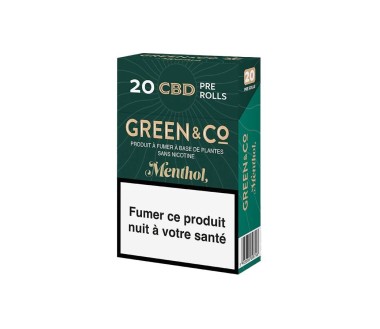Cigarettes CBD Menthol Green&Co