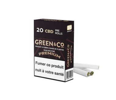 Cigarettes CBD Premium Green&Co