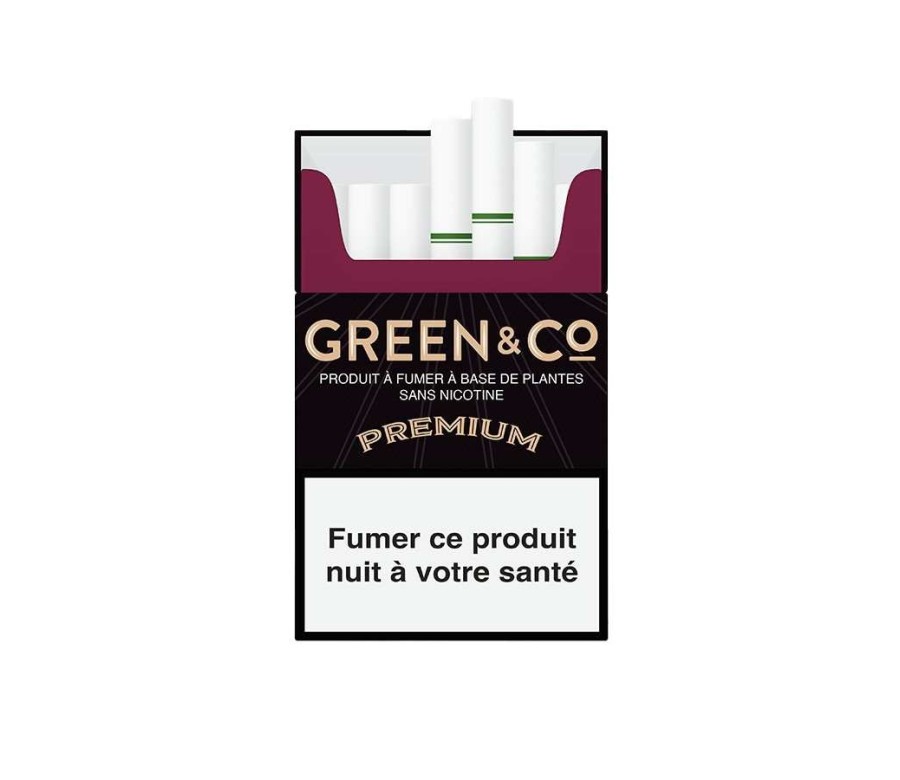 Cigarettes CBD Premium Green&Co Cigarettes CBD Premium Green&Co