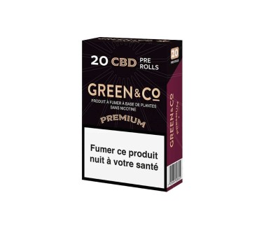 Cigarettes CBD Premium Green&Co