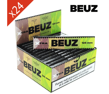 Feuilles Slim Long Beuz 125mm Brown - Boîte de 24 carnets