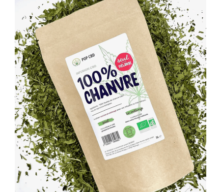 Tisane Bio 100% Chanvre 30g | POP CBD