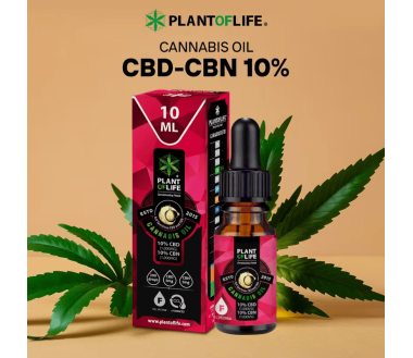 Huile CBN CBD 10% 10ML Full Spectrum | PLANT OF LIFE
