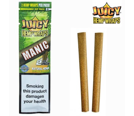 Blunt de chanvre Manic Boîte de 25 paquets | JUICY JAY'S