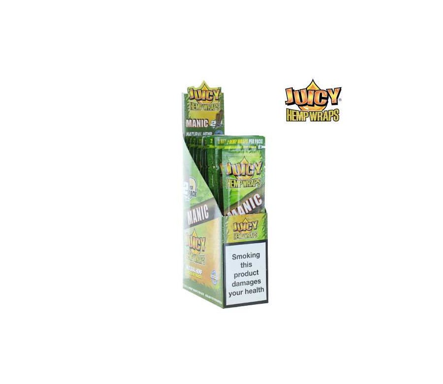 Blunt de chanvre Manic Boîte de 25 paquets | JUICY JAY'S Blunt de chanvre Manic Boîte de 25 paquets | JUICY JAY'S