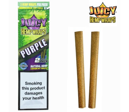 Blunt de chanvre Purple Boîte de 25 paquets | JUICY JAY'S