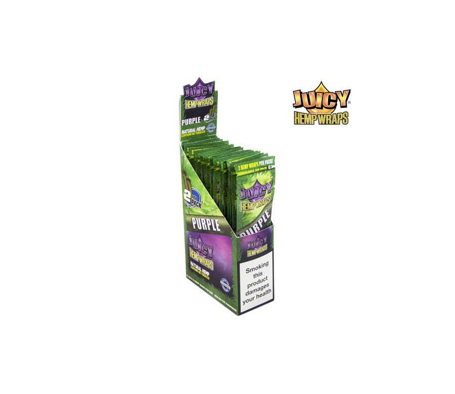 Blunt de chanvre Purple Boîte de 25 paquets | JUICY JAY'S Blunt de chanvre Purple Boîte de 25 paquets | JUICY JAY'S