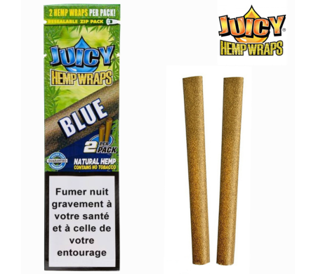 Blunt de chanvre Blue Boîte de 25 paquets | JUICY JAY'S