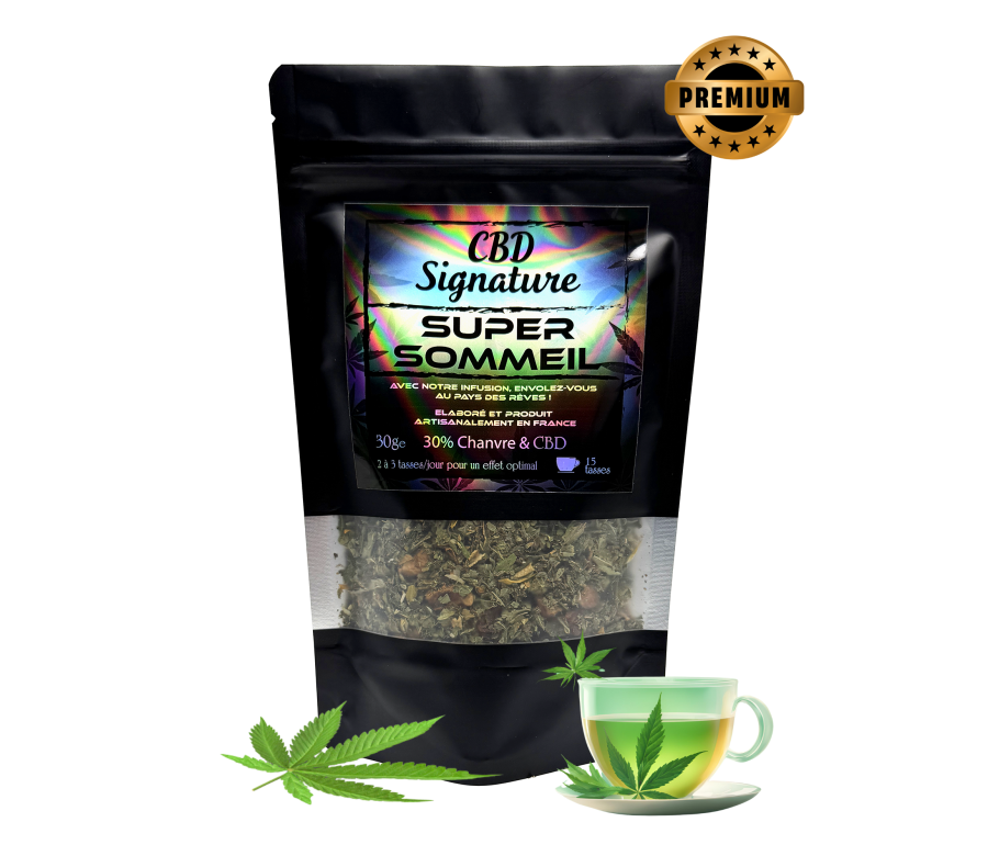 Infusion CBD Super Sommeil Premium - CBD Signature Infusion CBD Super Sommeil Premium - CBD Signature