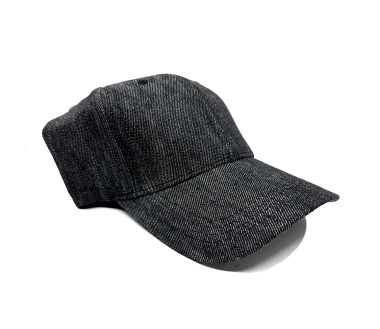 Casquette en chanvre gris jean