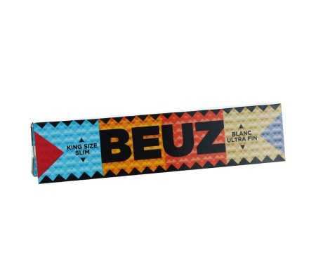 Lot de 10 Carnets Feuilles à Rouler Blanc Slim BEUZ
