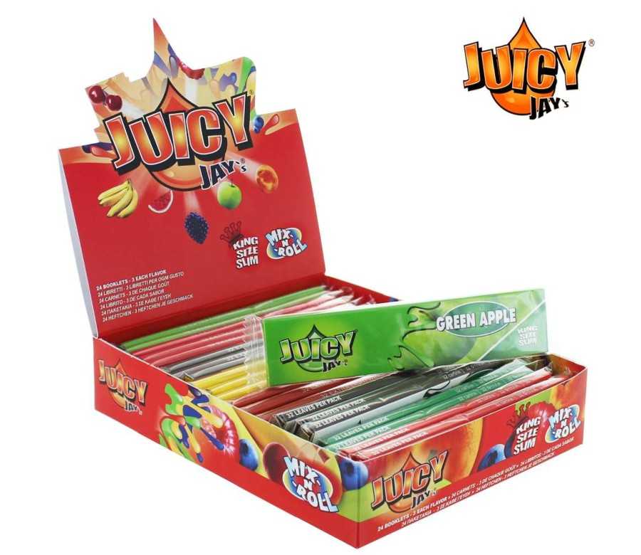 Feuille Slim Parfumées 24 carnets JUICY JAY'S