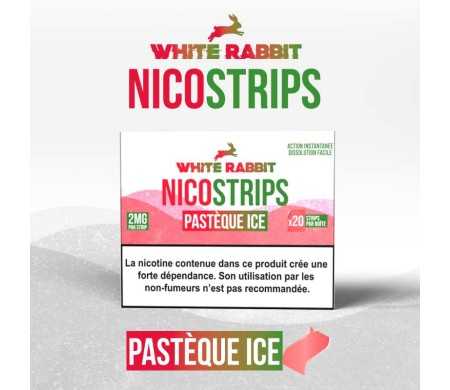 White Rabbit Nicostrips Pastèque Ice 2mg