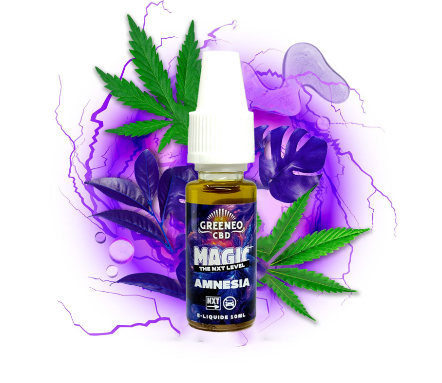 E-liquide CBD Magic Amnesia NXT Violet 10ml | GREENEO