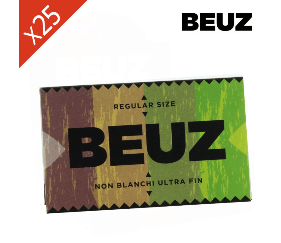 Boîte de 25 Carnets Feuilles Brown Non Blanchies Regular BEUZ Boîte de 25 Carnets Feuilles Brown Non Blanchies Regular BEUZ
