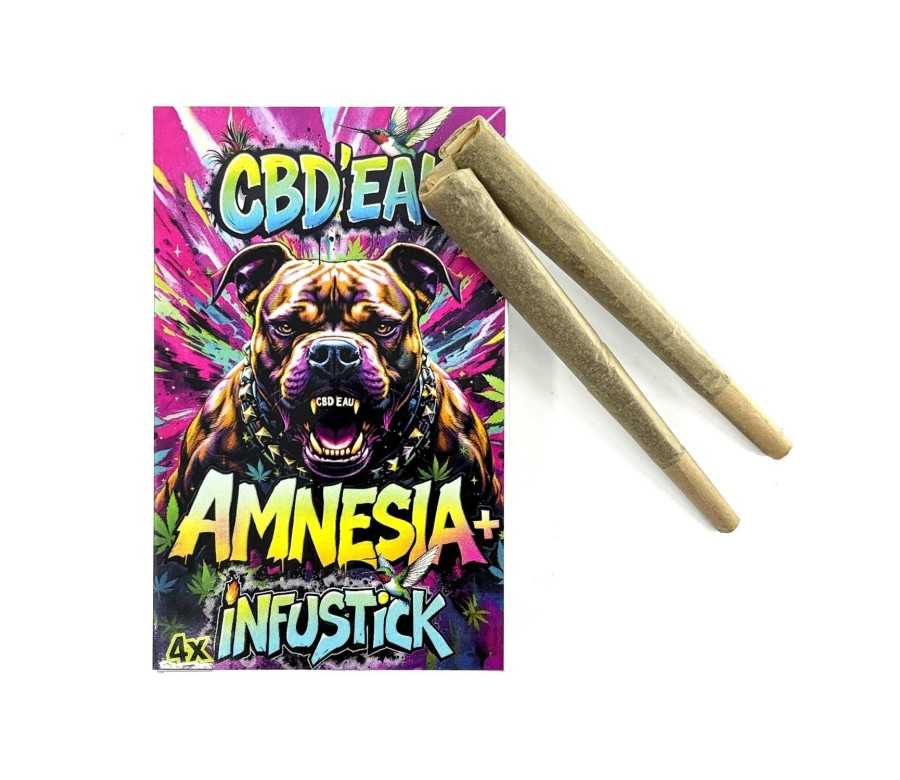 Infustick CBD Amnesia 7% - Lot de 4 sticks Infustick CBD Amnesia 7% - Lot de 4 sticks