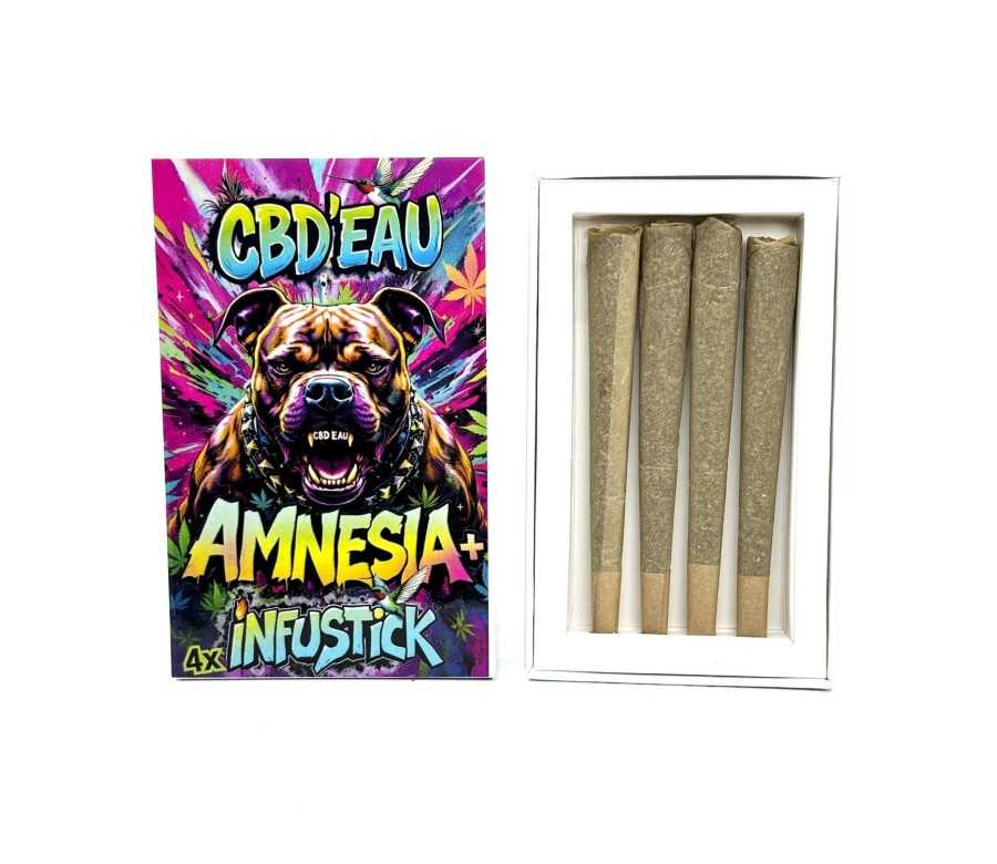 Infustick CBD Amnesia 7% - Lot de 4 sticks Infustick CBD Amnesia 7% - Lot de 4 sticks