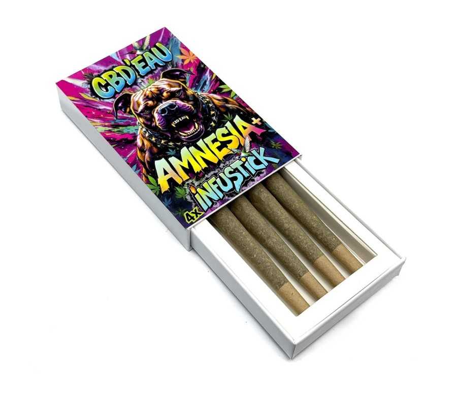 Infustick CBD Amnesia 7% - Lot de 4 sticks Infustick CBD Amnesia 7% - Lot de 4 sticks