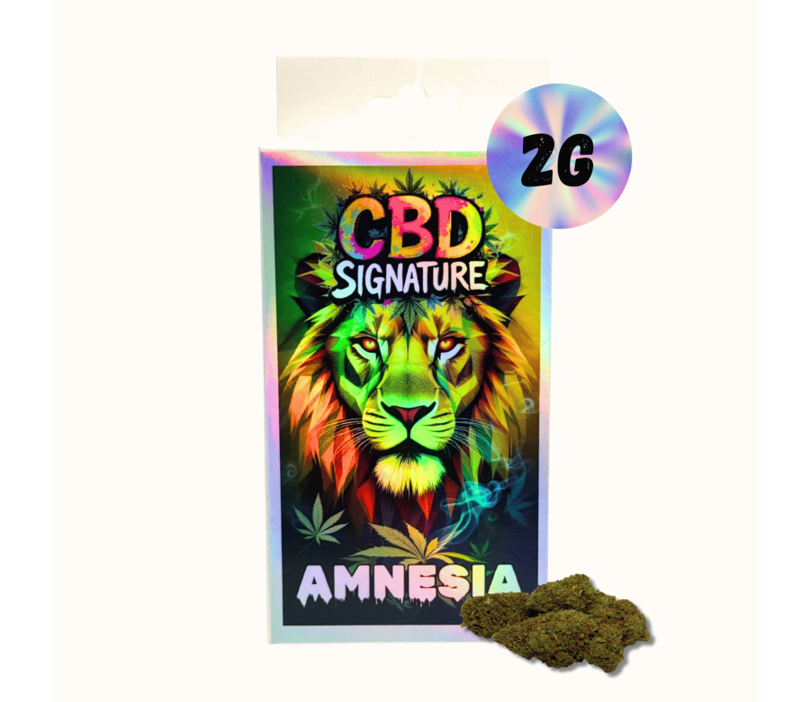 Fleur de CBD Amnesia 2G - CBD Signature Fleur de CBD Amnesia 2G - CBD Signature