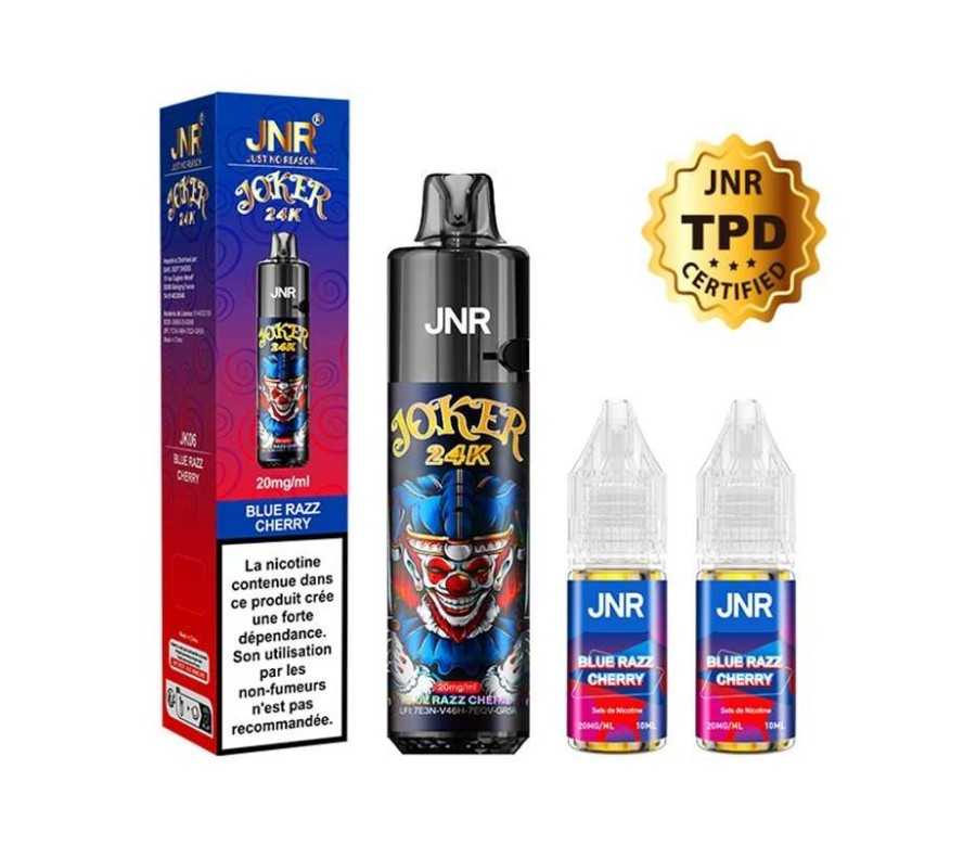 Puff Joker 24K JNR Blue Razz Cherry Rechargeable