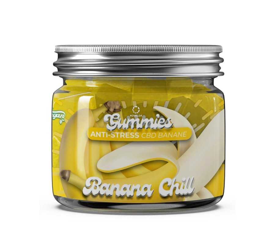Gummies CBD Anti-Stress Banana Chill 20mg CBD Gummies CBD Anti-Stress Banana Chill 20mg CBD