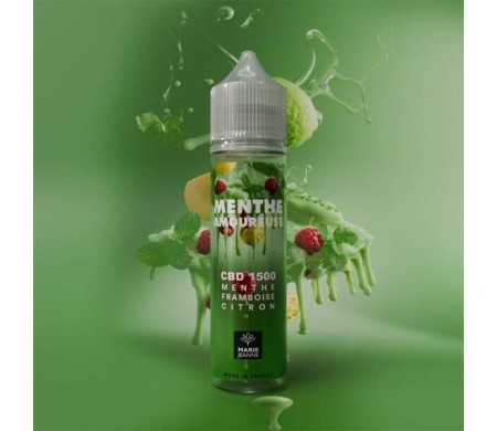 E-liquide CBD Menthe Amoureuse 50ml Marie Jeanne - Menthe Framboise Citron (1500mg)