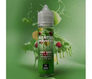 E-liquide CBD Menthe Amoureuse 50ml Marie Jeanne - Menthe Framboise Citron (1500mg)