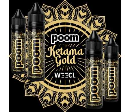 E-liquide CBD Poom Ketama Gold 50ml WEECL - Arôme Naturel Full Spectrum (1000mg)