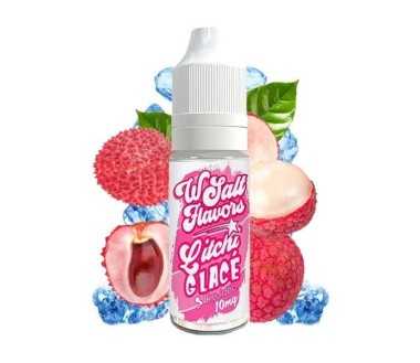 E-liquide Litchi Glacé 10ml Wsalt Flavors - Liquideo (10 mg/ml)