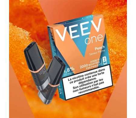 Paquet de 2 Pods pre-remplis Veev One Peach (09 mg/ml)