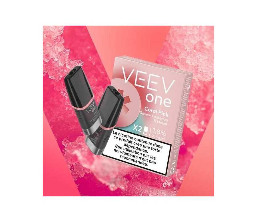 Paquet de 2 Pods pre-remplis Veev One Melon Pasteque (09 mg/ml)