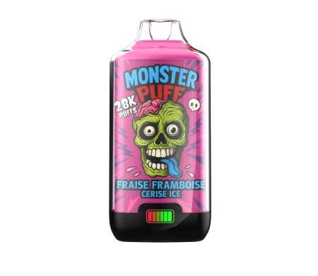 Puff Monster Puff 28k Fraise Framboise Cerise Ice (10 mg/ml)