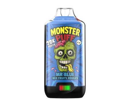 Puff Monster Puff 28k Mr Blue Mix Fruits Rouges (10 mg/ml)