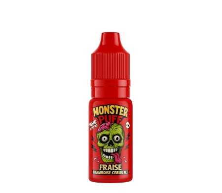 Eliquide Monster Puff 10ml Fraise Framboise Cerise Ice (10 mg/ml)