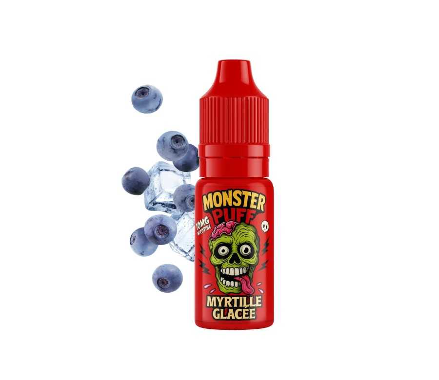 E-liquide Monster Puff Myrtille Glacée 10ml (10 mg/ml) E-liquide Monster Puff Myrtille Glacée 10ml (10 mg/ml)