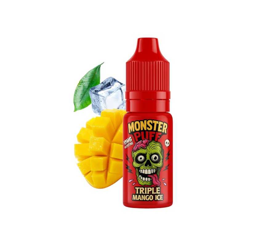 E-liquide Monster Puff Triple Mango Ice 10ml (10 mg/ml) E-liquide Monster Puff Triple Mango Ice 10ml (10 mg/ml)