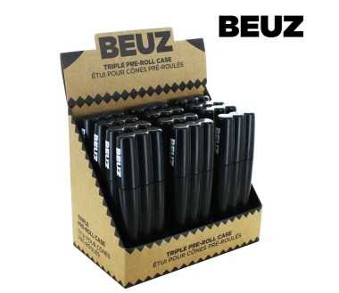 Lot de 12 étuis pour 3 cônes pré-roulés BEUZ